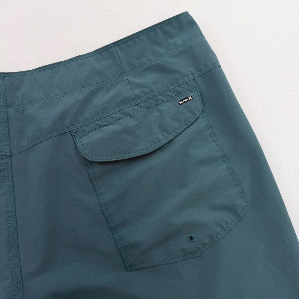 Hurley Phantom Mens Teal Blue Board Shorts Swim Trunks Size 42 HSP25VMB-17363